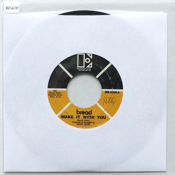 Bread – Make It With You / Why Do You Keep Me Waiting - 45 rpm Vinyl 7" Single - Picture 9 of 9